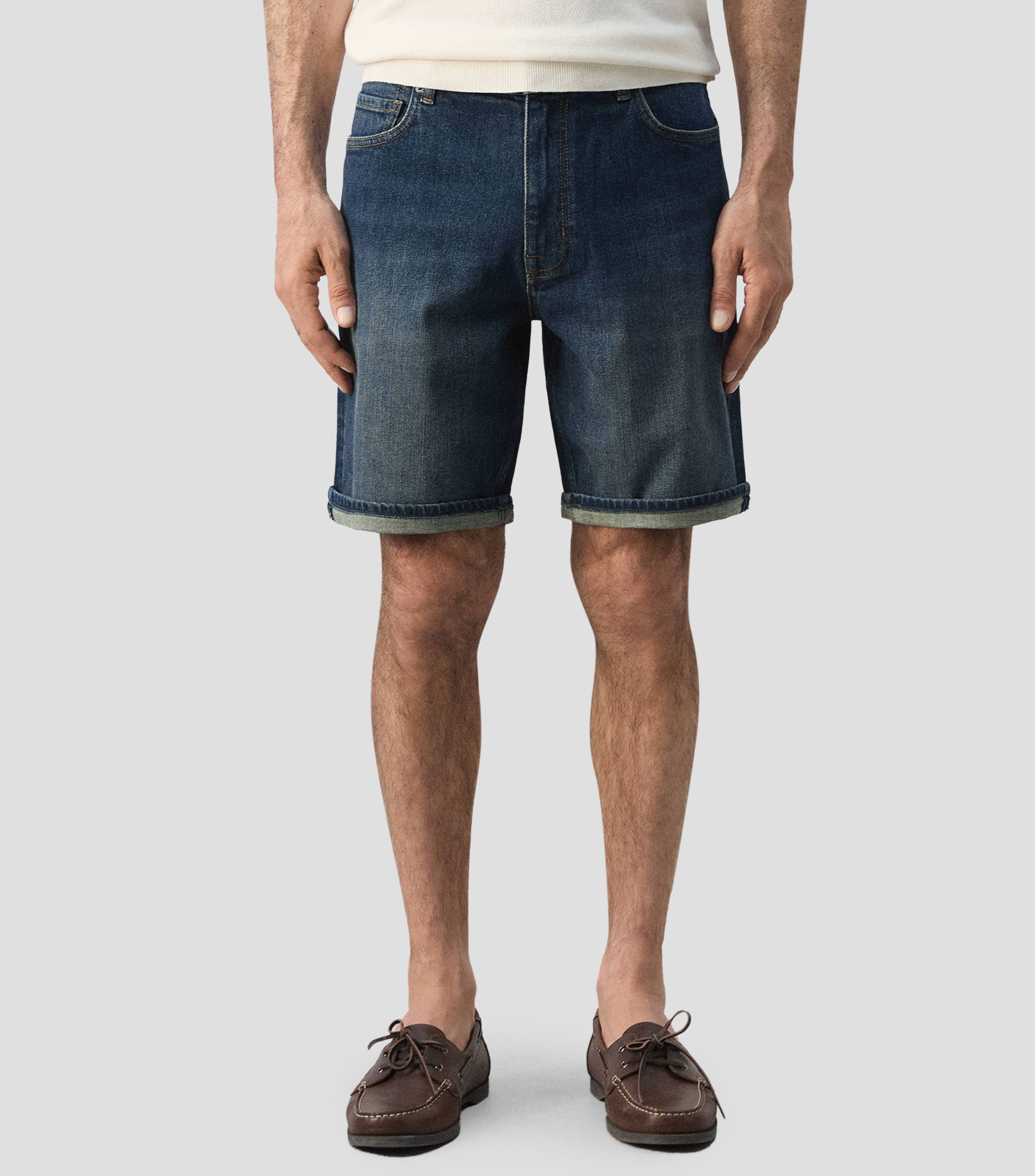 Bermuda deslavada Rock Hombre